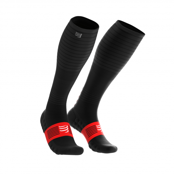 Compressport Full socks oxygen compressiesokken zwart SU00005B_990/FSVUL-99