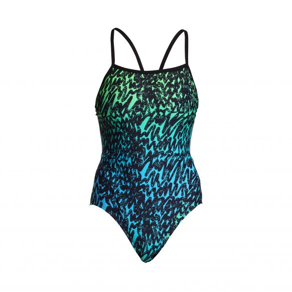 Funkita Spraying Alive single strap badpak dames FS15L71248