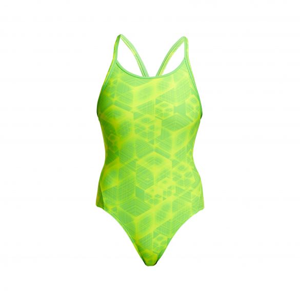 Funkita Neon Orbiter diamond back badpak dames FS11L02629