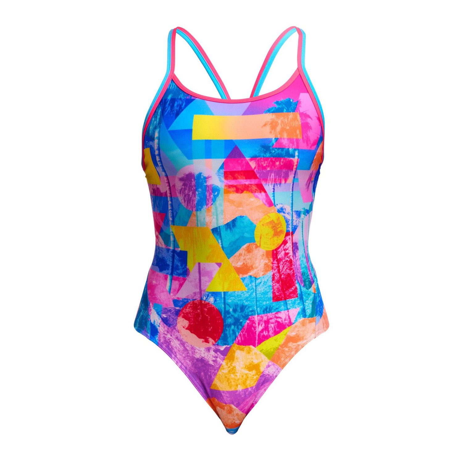 Funkita Pixel Paradise diamond back badpak dames FKS033L72177