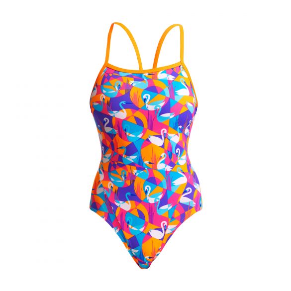 Funkita Swim Swan Eco single strap badpak dames FKS030L71326