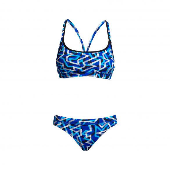 Funkita Ticker Tape bikini set dames FS02L02640 + FS03L02640