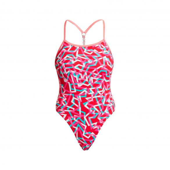 Funkita Red Ribbons twisted badpak dames FKS010L02645