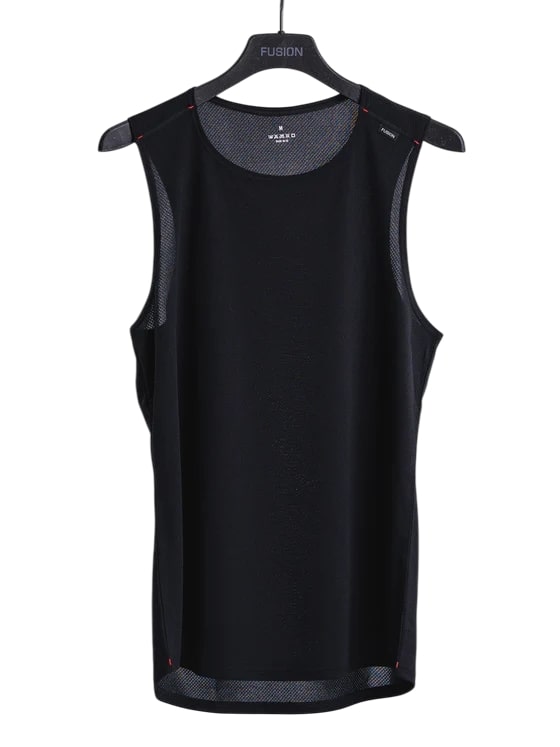 Fusion run singlet zwart heren 1036-BLK