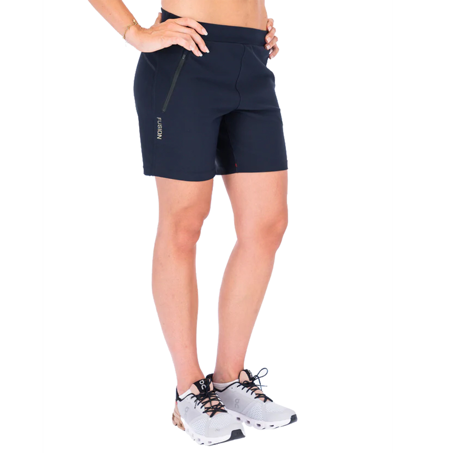 Fusion Training Shorts blauw dames 0290-NID