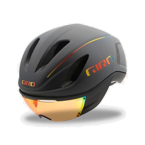 Giro Vanquish mips fietshelm mat grijs/fire 7086763