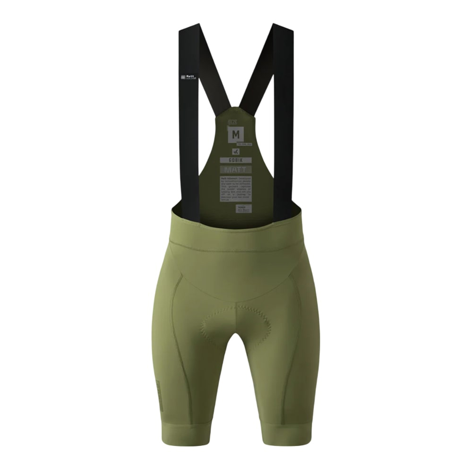 Gobik Matt 2.0 bibshort olive green dames 10-02-087-005