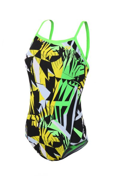 Zone3 High-Jazz 2.0 Strap back badpak groen dames SW18WBZS117