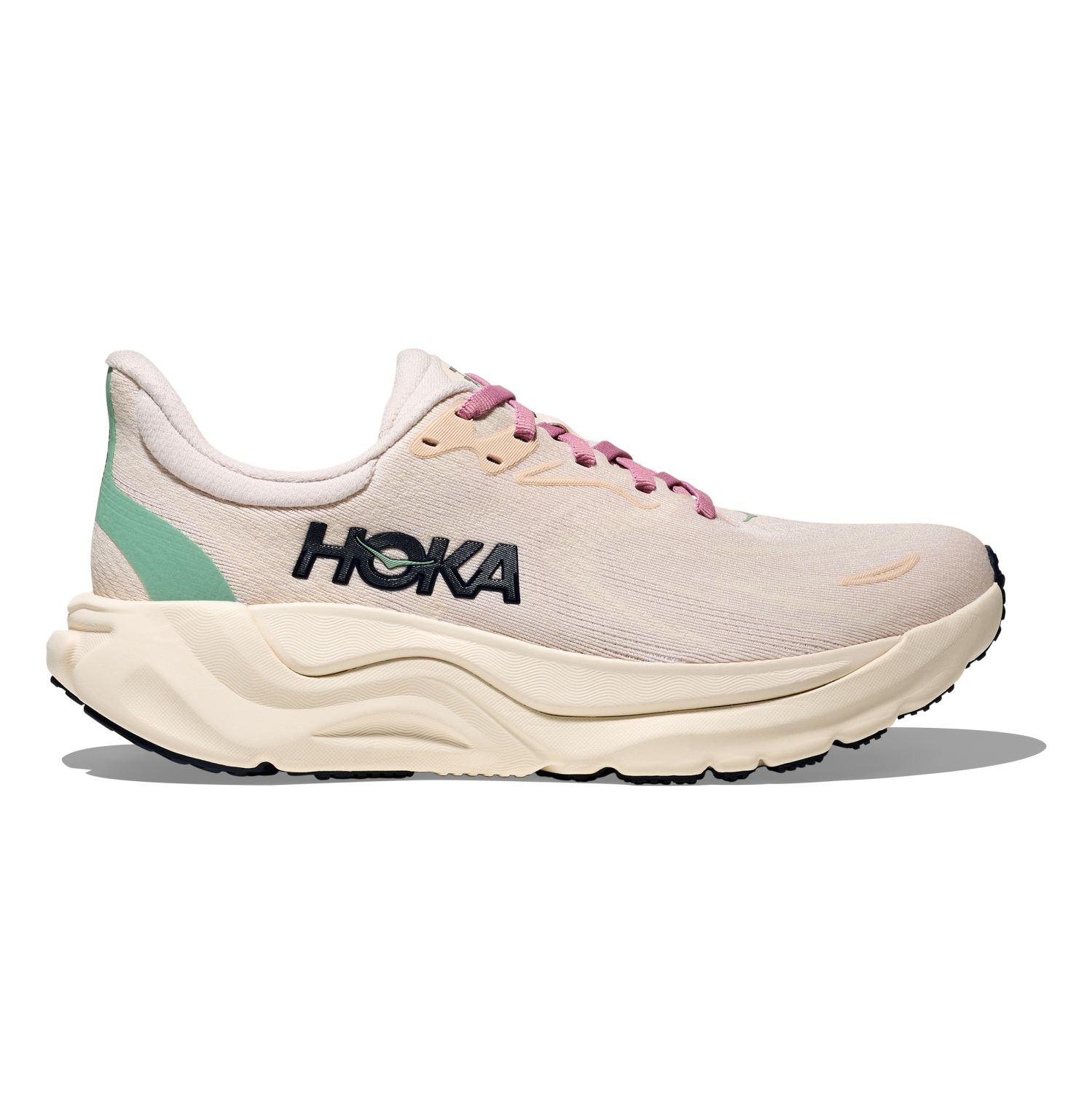 Hoka Arahi 8 hardloopschoenen Rose Cream/Alabaster dames 1168691-RCRM