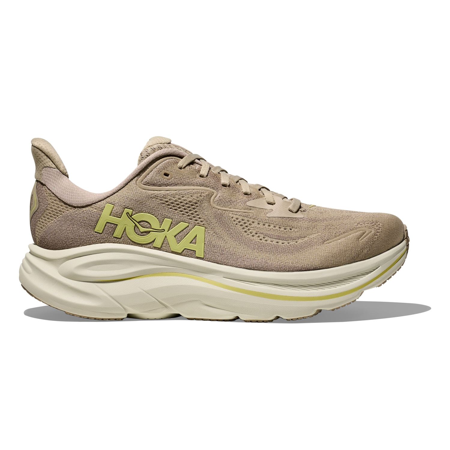 Hoka Clifton 10 hardloopschoenen Raw Linen/Stone heren 1162030-RNN