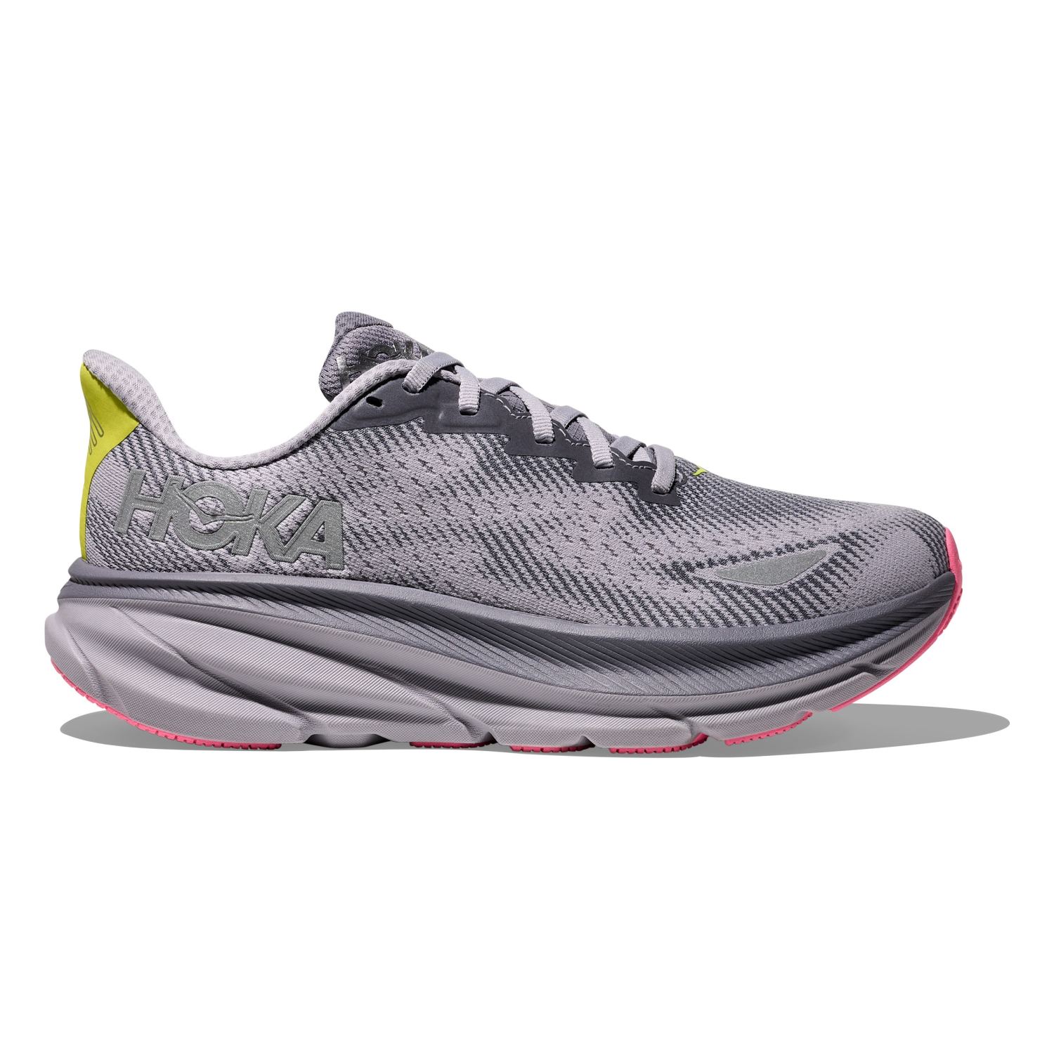 Hoka Clifton 9 GTX hardloopschoenen Grey Skies/Foggy Grey dames 1141490F-GYSK