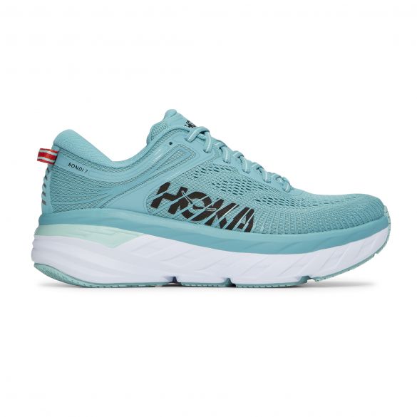 Hoka One One Bondi 7 hardloopschoenen blauw dames 1110519-AEBL