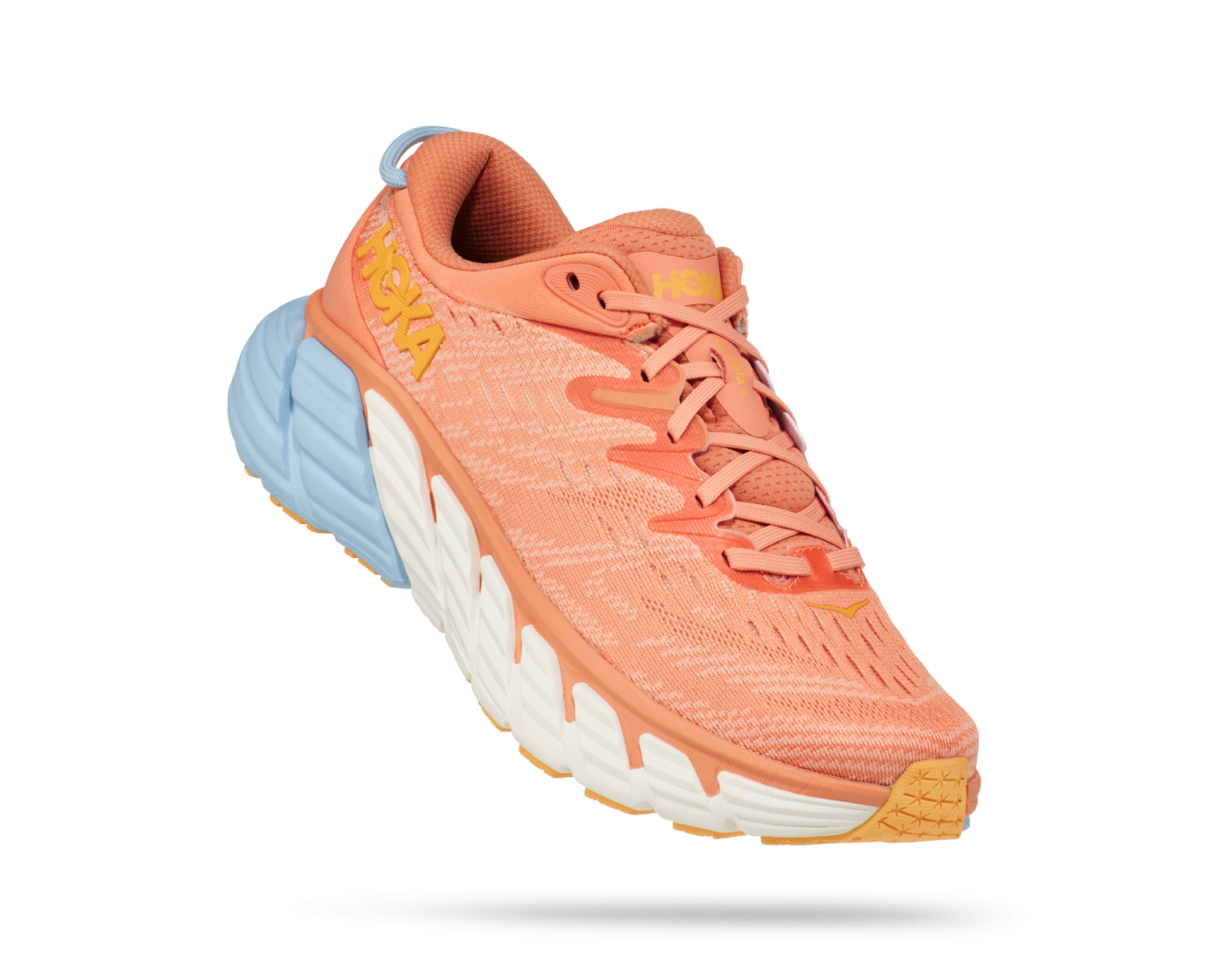 Hoka Gaviota 4 hardloopschoenen zalmroze dames 1123199-SCPP