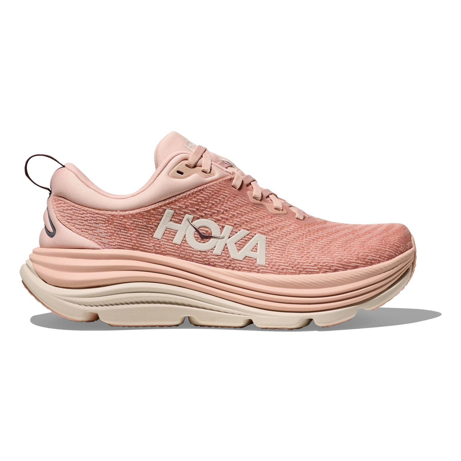 Hoka Gaviota 5 hardloopschoenen Rose Latte/Rose Cream dames 1134235-RLTT