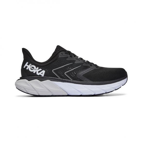 Hoka One One Arahi 5 hardloopschoenen zwart/wit heren 1115010-BWHT