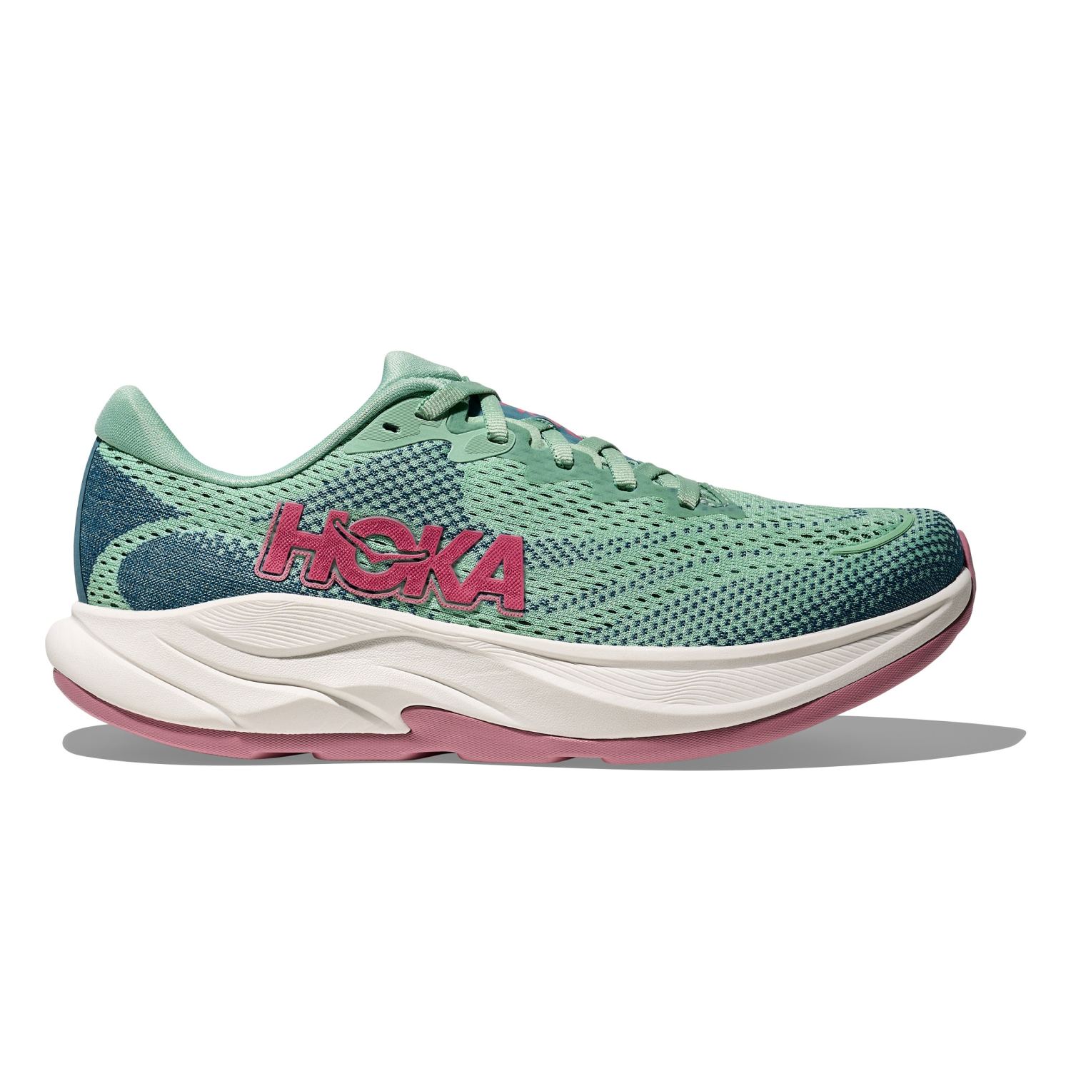 Hoka Rincon 4 hardloopschoenen Jadeite/Alpine Blue dames 1155131-JTL