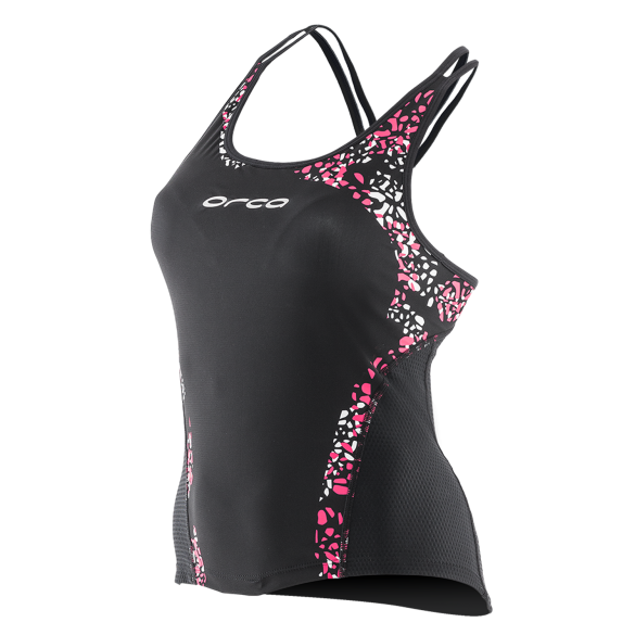 Orca 226 Singlet zwart/roze dames HVDB17