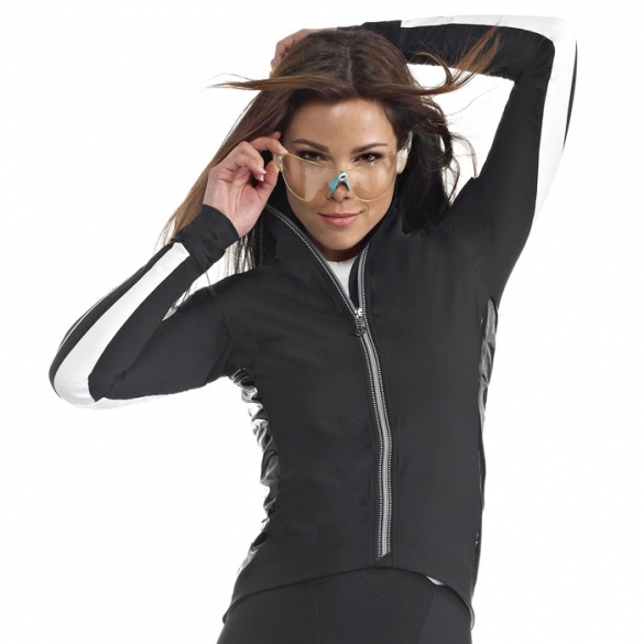 Assos iJ.pompaDour_s7 fietsjack zwart dames 123032312