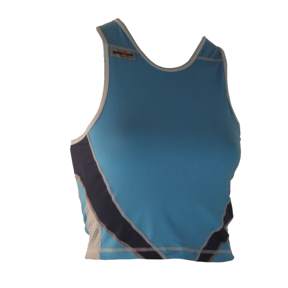 Ironman tri top mouwloos extreme 360 blauw dames IMW8543-41