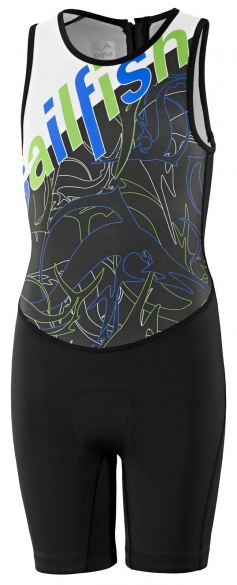 Sailfish Kids tri suit blauw-groen SKTRISBG