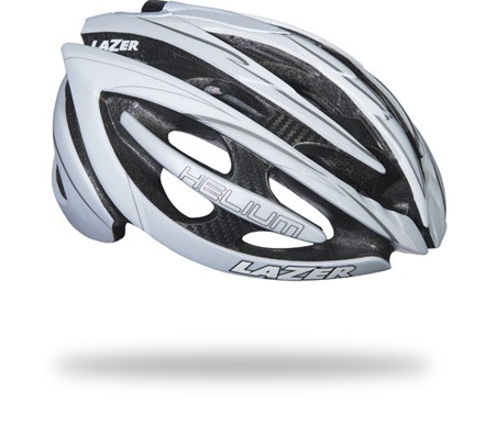 Lazer HELIUM CE Race helm wit/zilver heren 2005669372