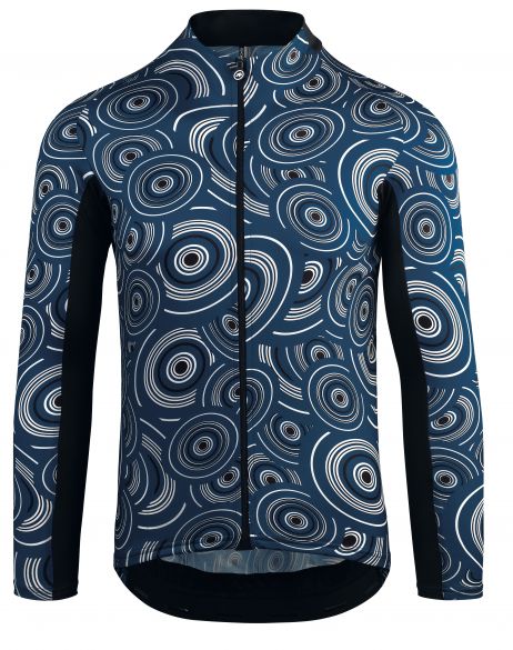 Assos Mille GT lange mouw fietsshirt blauw heren 112427625