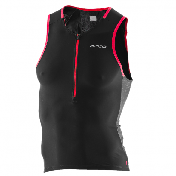 Orca 226 Perform tri tank top mouwloos zwart/rood heren JVD487