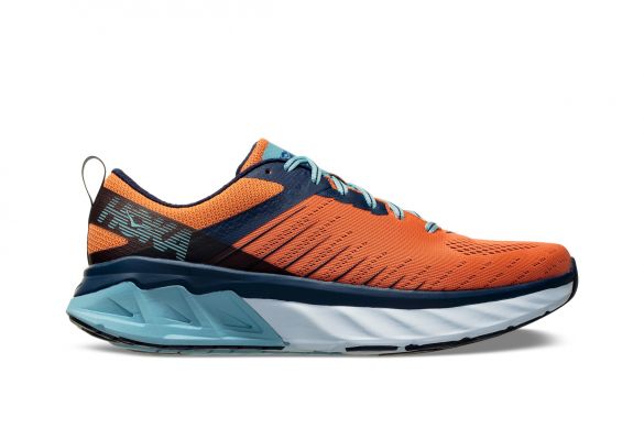 Hoka One One Arahi 3 hardloopschoenen oranje/blauw heren 1104097-NPTB