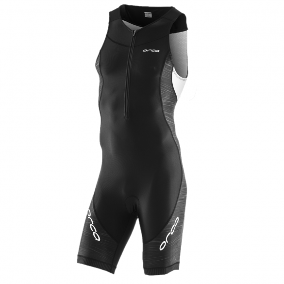 Orca Core race mouwloos trisuit zwart/wit heren JVC002