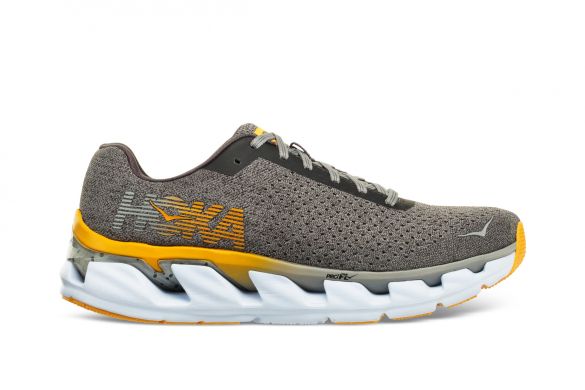 Hoka One One Elevon hardloopschoenen iron/geel heren 1019267-NIAL