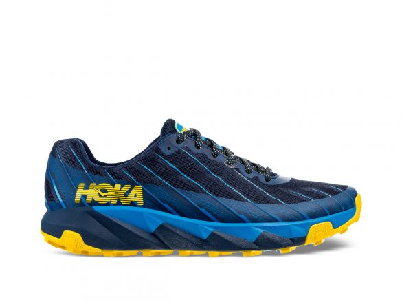 Hoka One One Torrent trail hardloopschoenen blauw/geel heren 1097751-MODB