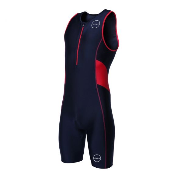 Zone3 Activate mouwloos trisuit zwart/rood heren 2020 TS18MACT108