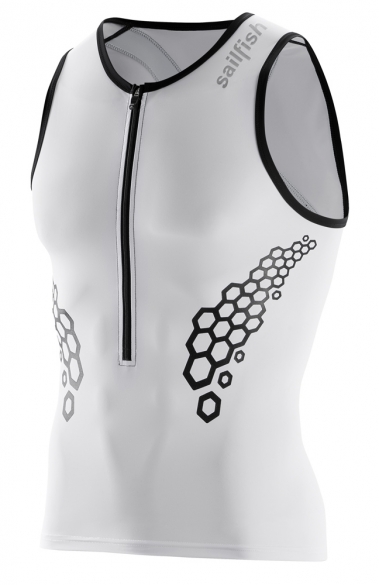Sailfish Competition tri top wit heren SL13635