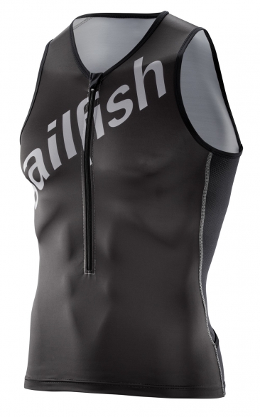 Sailfish Team Tri top zwart/zilver heren sl23238VOORRAAD