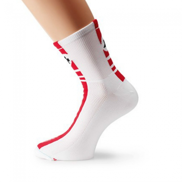 Assos summerSocks Mille fietssokken 9cm rood unisex AS136062248V
