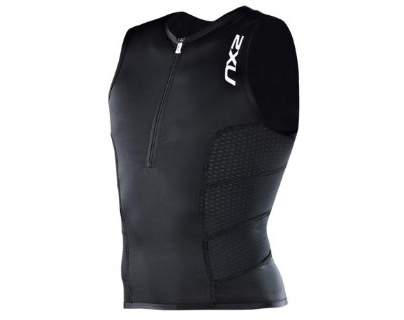 2XU Men's Comp Tri Singlet zwart heren MT1838a_blkblk-VRR