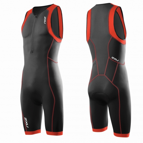 2XU G:2 Active trisuit zwart/rood heren MT3105d