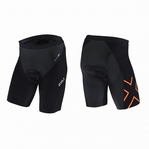 2XU GHST Tri short zwart/oranje heren MT3604b