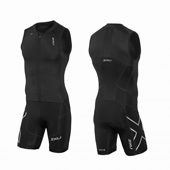 2XU Compression Full Zip trisuit zwart heren MT3614d