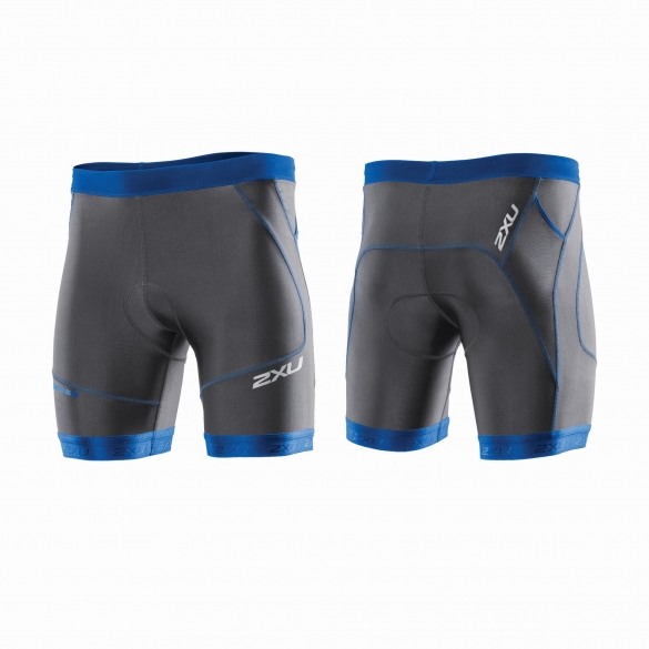 2XU Perform 7" Tri short zwart/blauw heren MT3864b