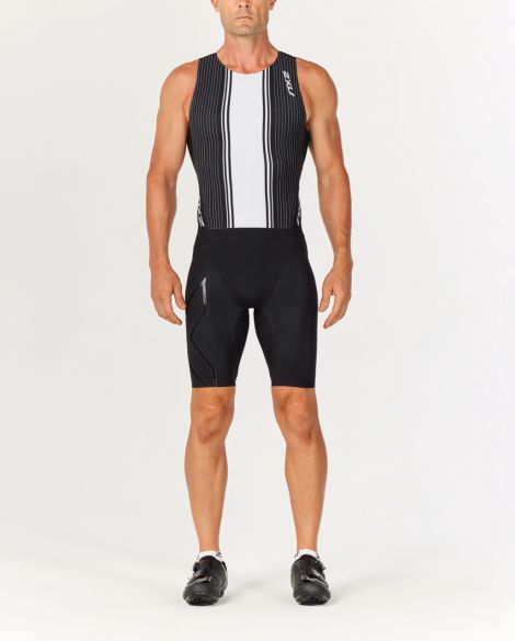 2XU Project X swim skin zwart/wit heren MT4835d-BLK/WTG