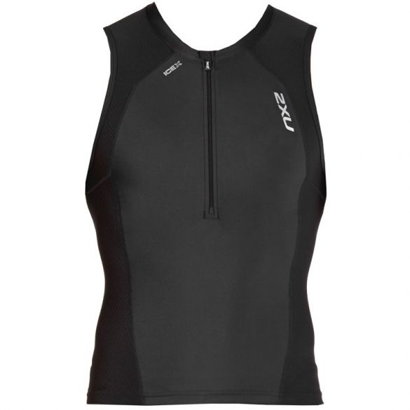 2XU Compression mouwloos tri top zwart heren 2018 MT4841a-BLK/BLK