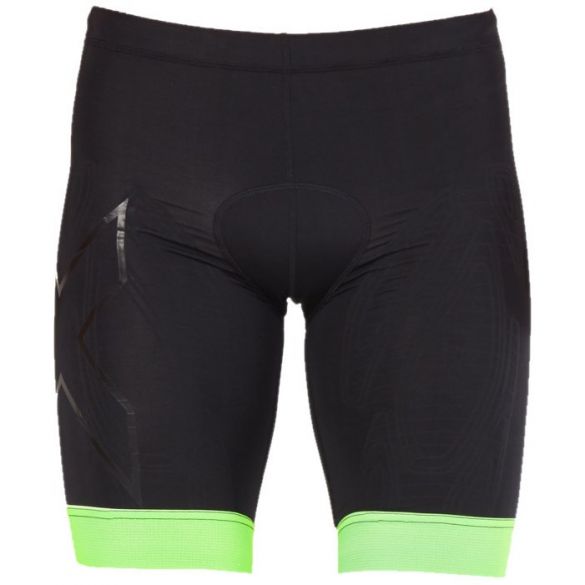 2XU Compression tri shorts zwart/groen heren MT4842b-BLK/NGG