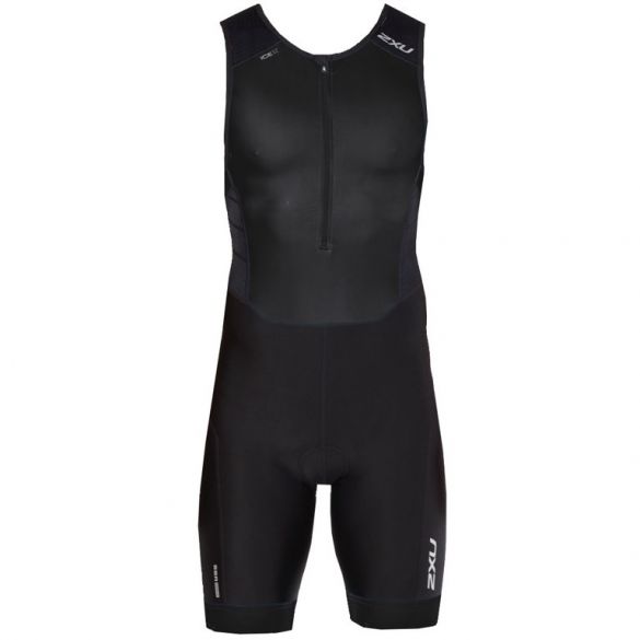 2XU Perform sleeveless trisuit zwart heren MT4848d-BLK/BLK