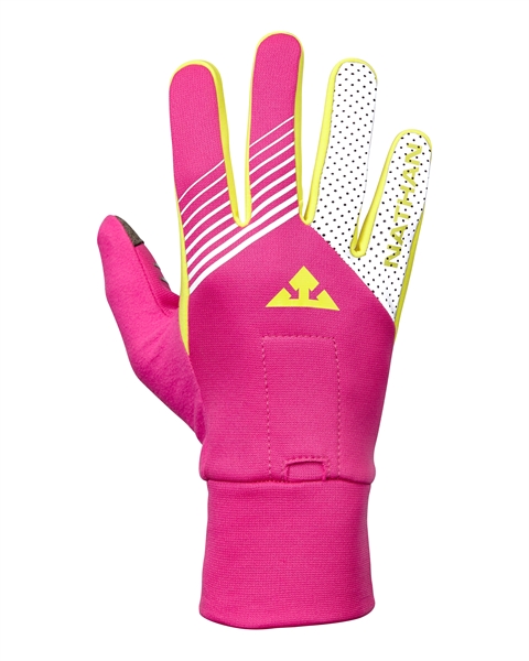 Nathan Bronco hardloophandschoenen fuchsia/geel/wit 00975451
