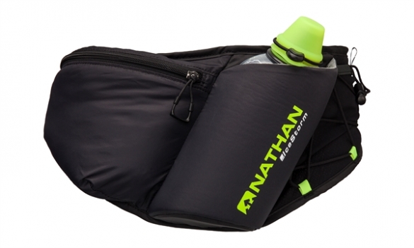 Nathan IceStorm Insulated WaistPak Black Safety Yellow 00975638