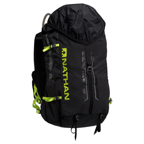 Nathan Journey fastpack 25L outdoor rugzak zwart/safety geel 00975841