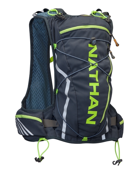 Nathan VaporCloud 11L race vest donkerblauw - groen heren 00975660