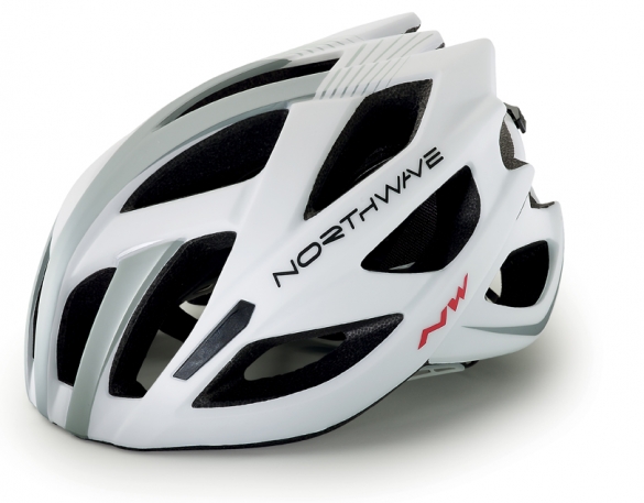 Northwave Aircrosser Race helm wit/zilver/zwart heren 8614100458