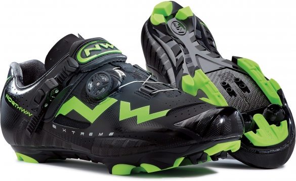 Northwave Extreme tech MTB mountainbikeschoen zwart/groen 8015201002